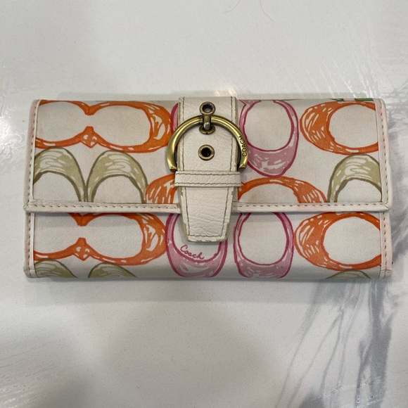 Coach Handbags - Coach Rainbow Signature C Wallet